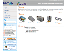 Tablet Screenshot of ooozone.com